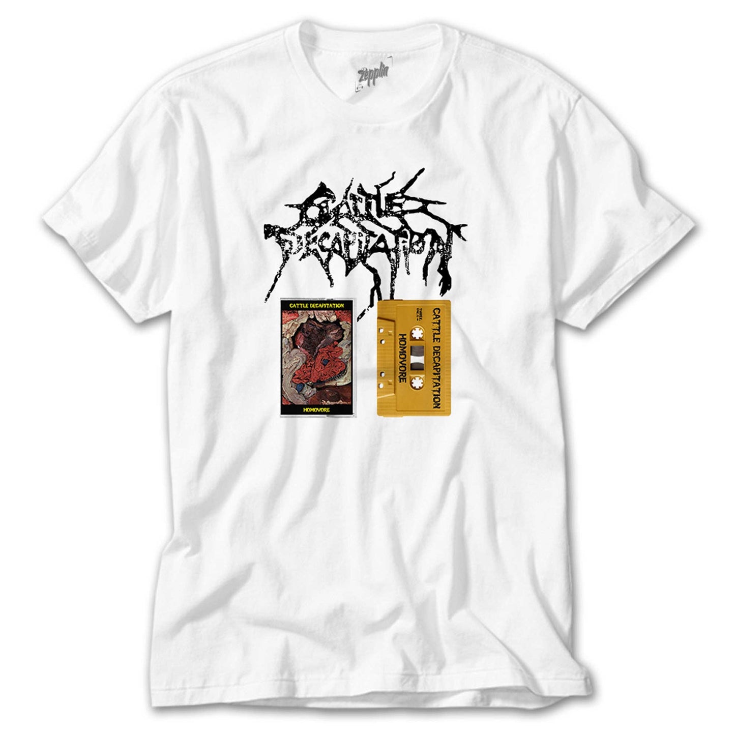 Cattle Decapitation Homovore Beyaz Tişört