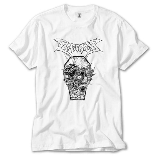 Dismember Skull Beyaz Tişört