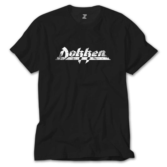 Dokken Logo Siyah Tişört