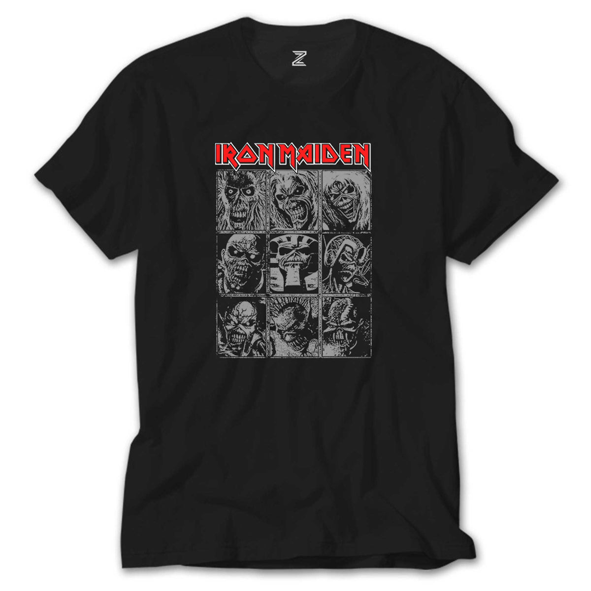 Iron Maiden Cover Eddie Album siyah tişört