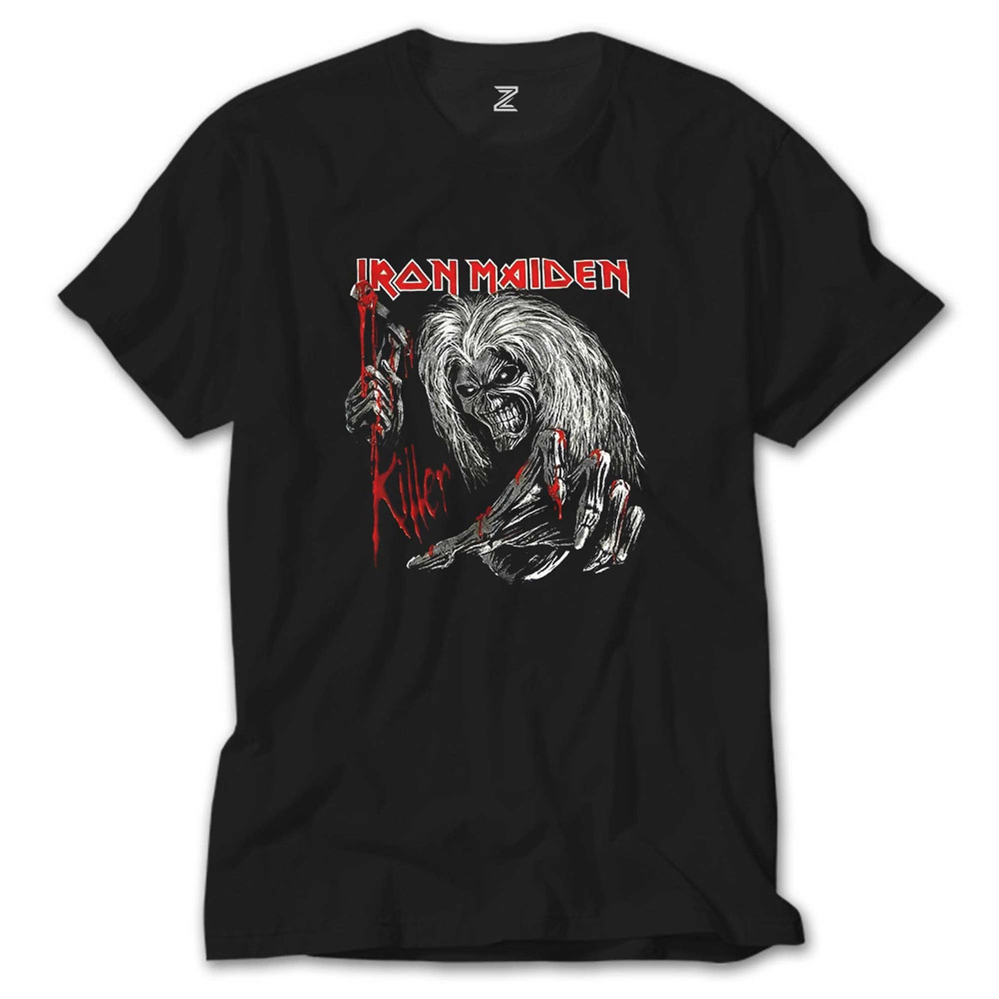 Iron Maiden Scary Zombie Siyah Tişört