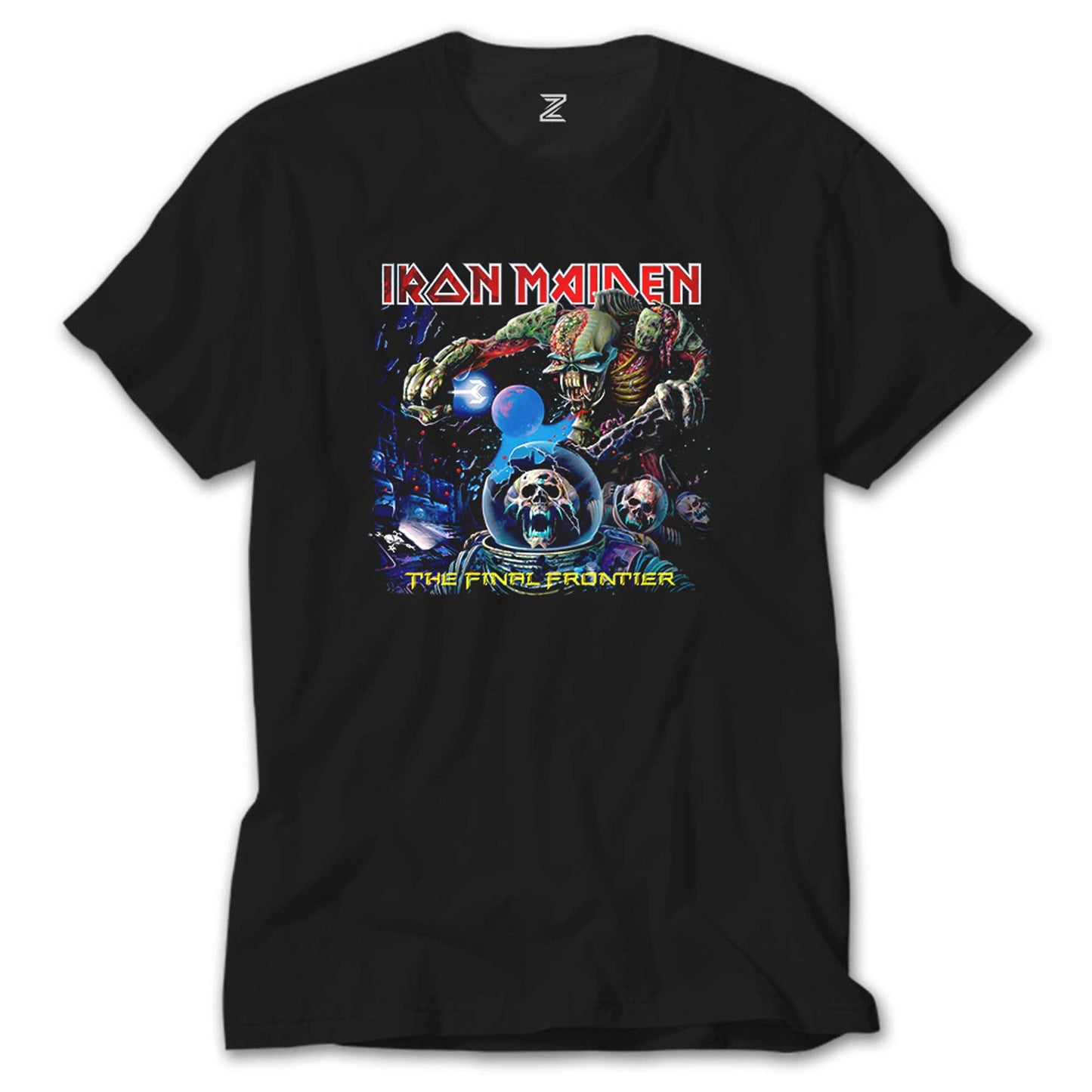 Iron Maiden The Final Frontier Siyah Tişört