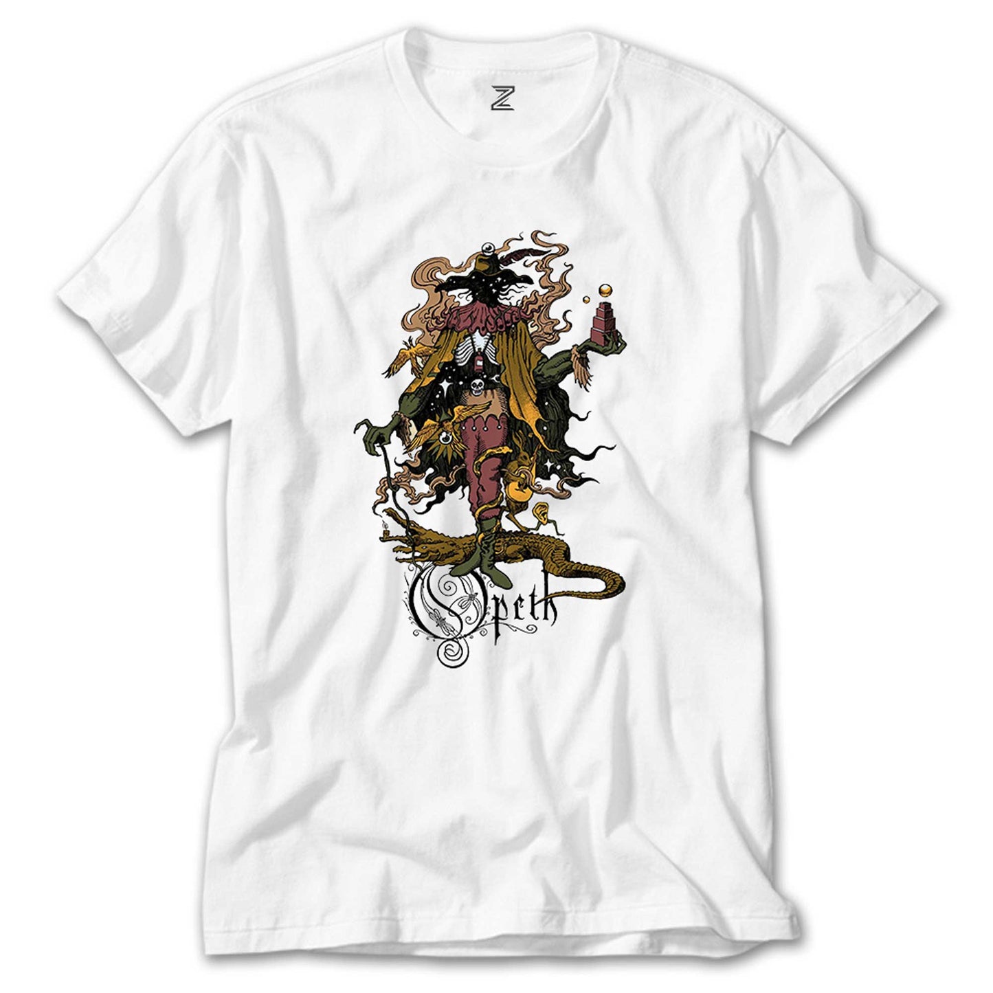 Opeth Sketch Beyaz Tişört