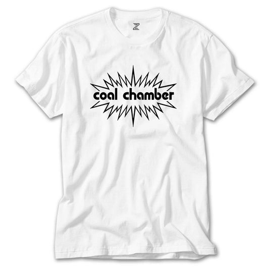 Coal Chamber Logo Beyaz Tişört