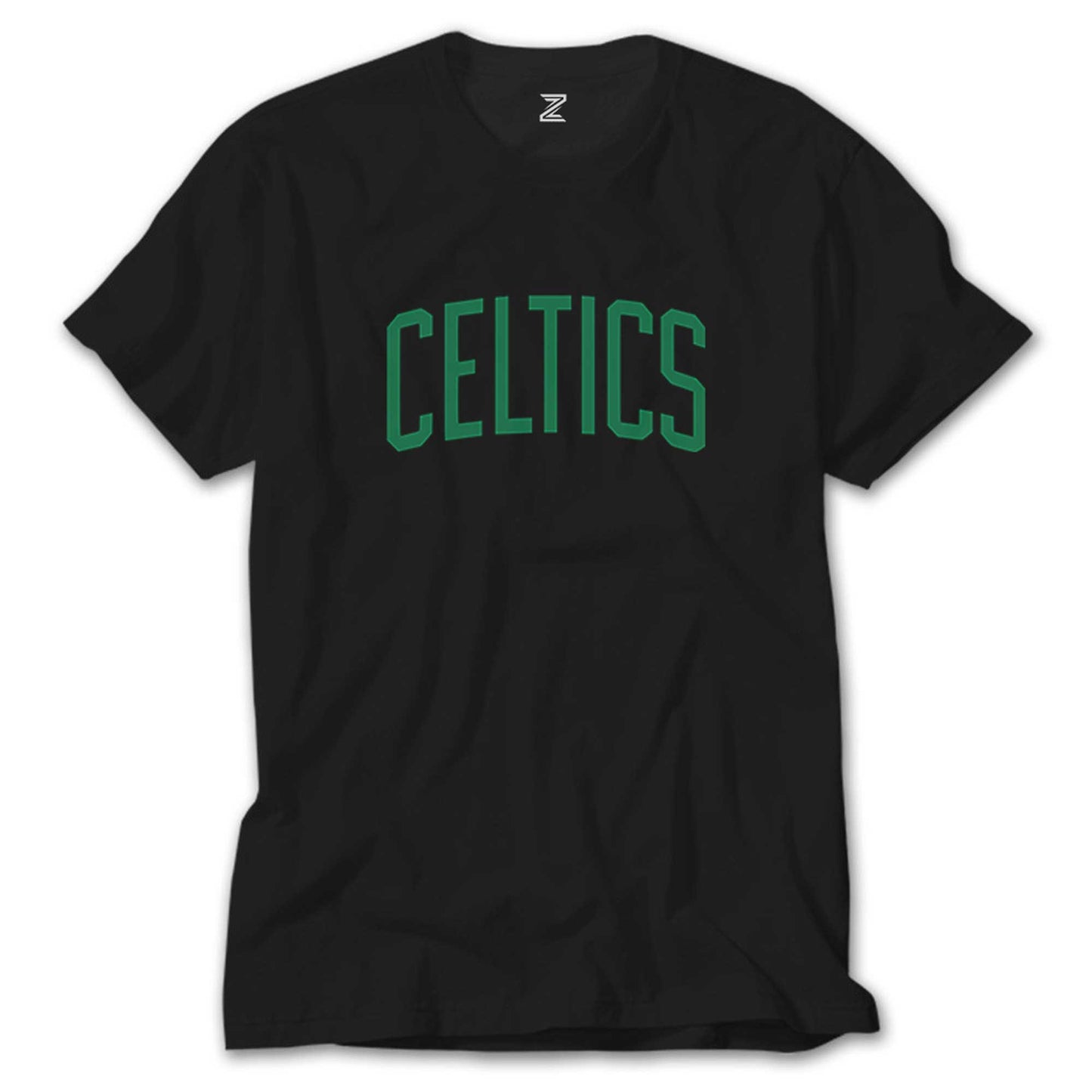 İndirimli Boston Celtics Yazı Siyah Tişört