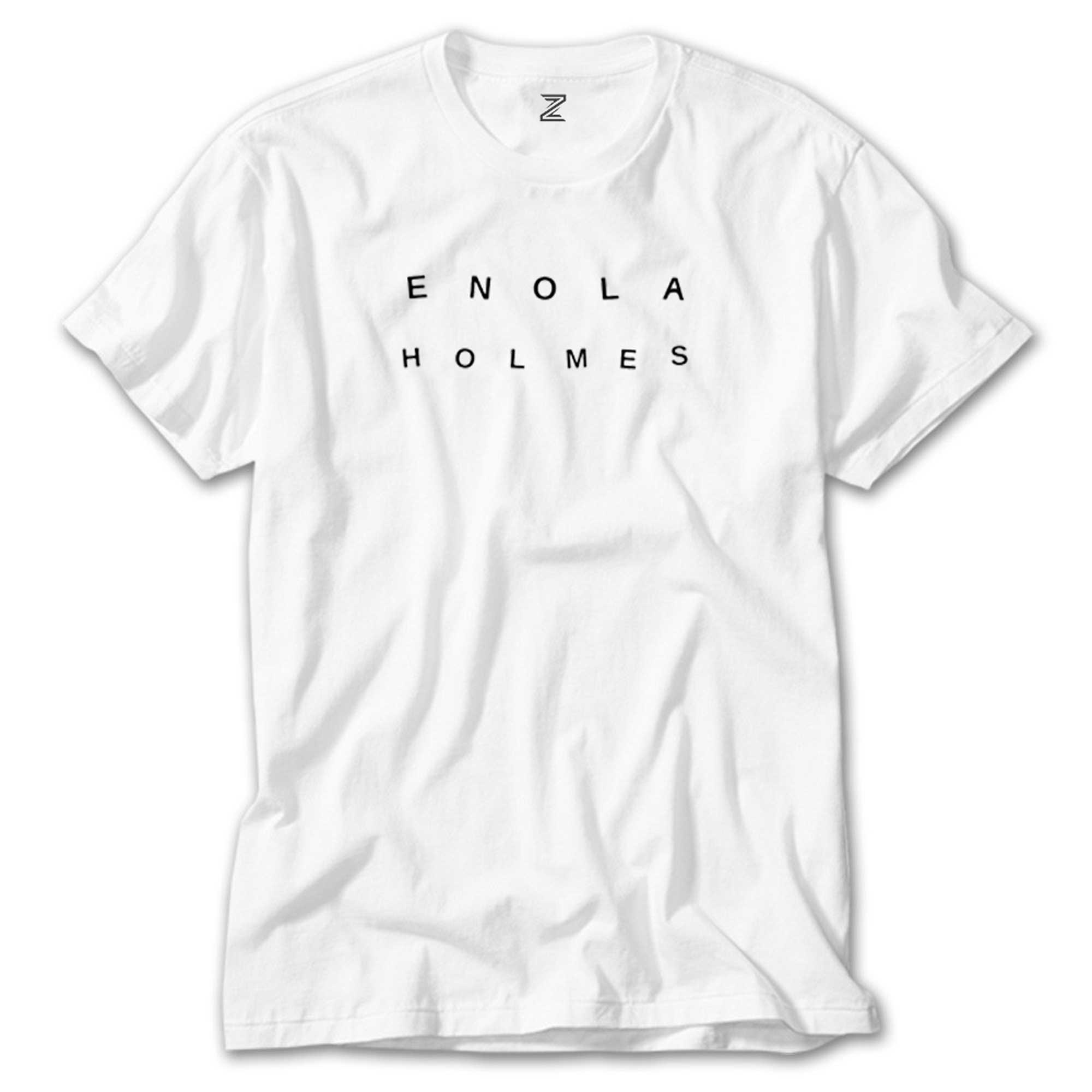 Enola Holmes Beyaz Tişört
