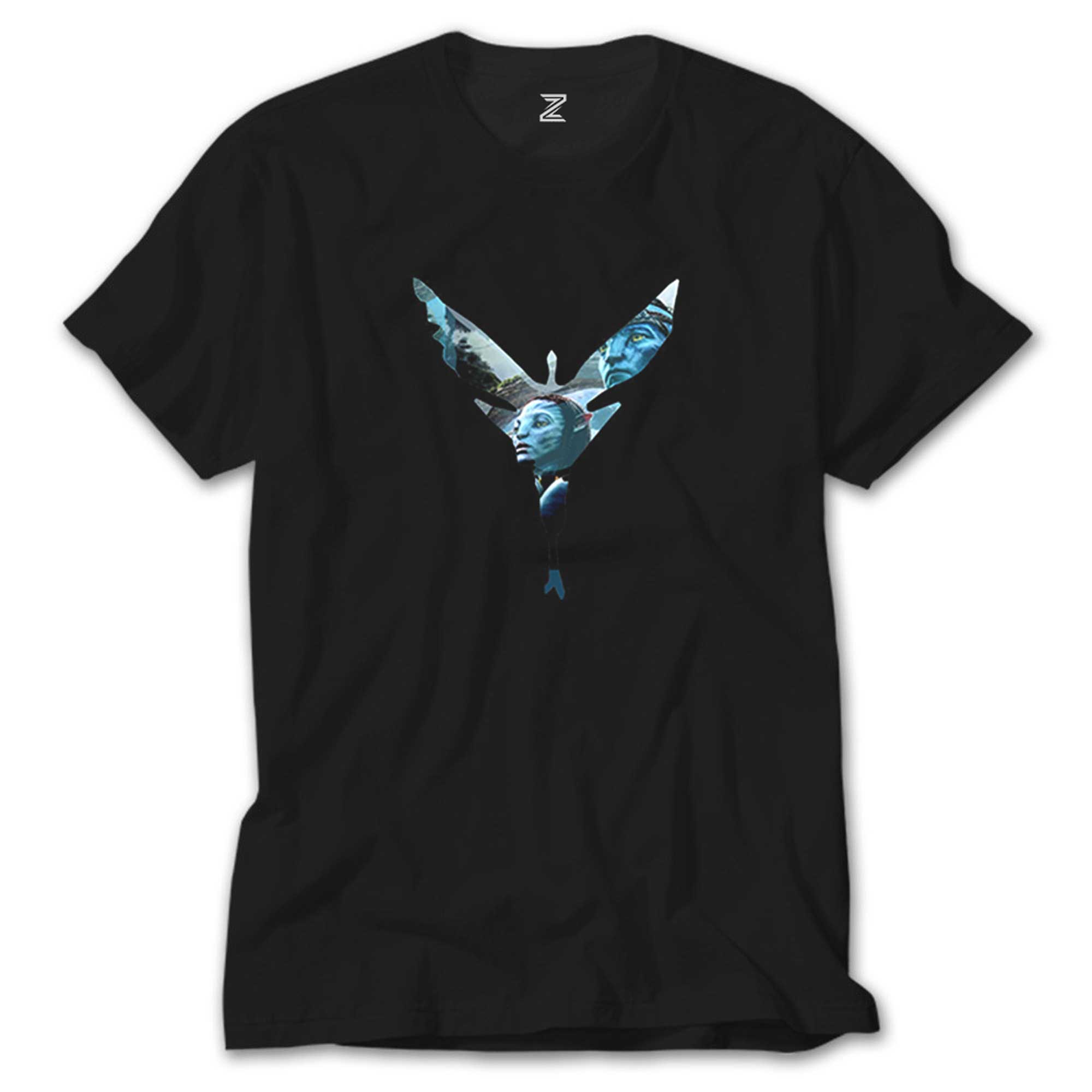 Avatar The Way Of Water Butterfly Siyah Tişört
