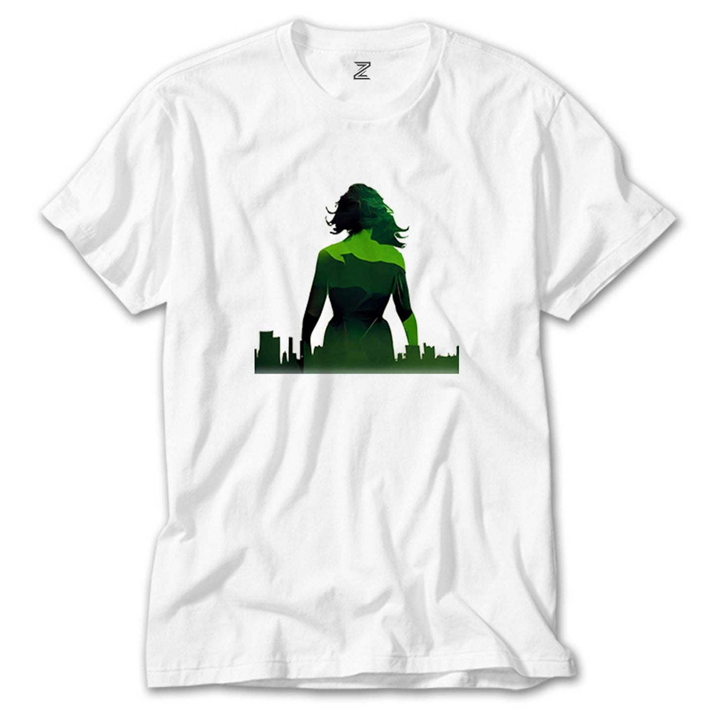 She Hulk City Beyaz Tişört