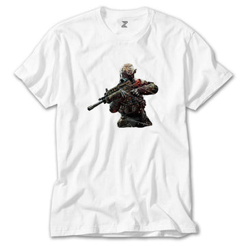 Call Of Duty Fighter Beyaz Tişört