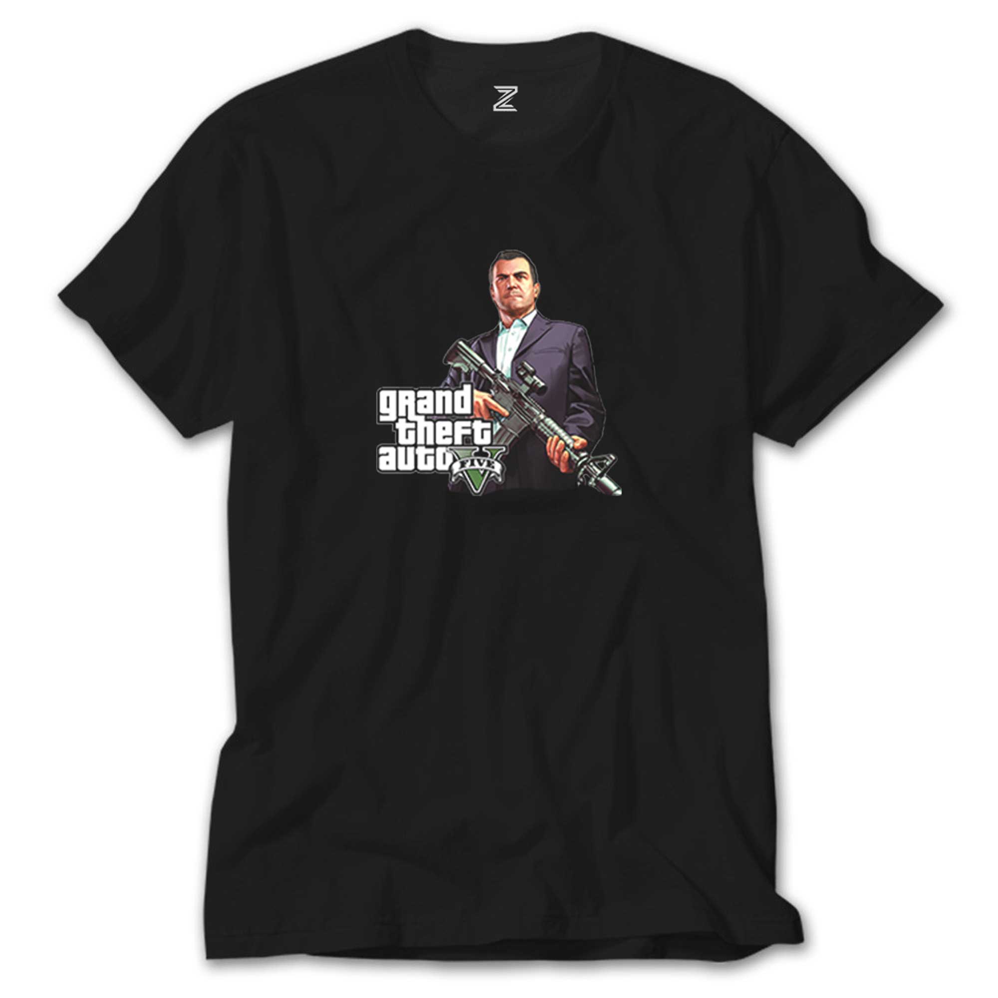 GTA Five Rifleman Siyah Tişört