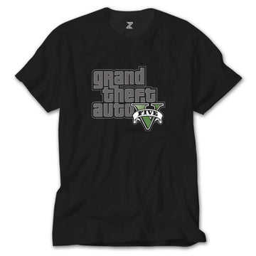 Grand Theft Auto Cobweb Logo Siyah Tişört