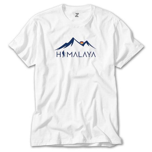 Himalaya Adventure Beyaz Tişört