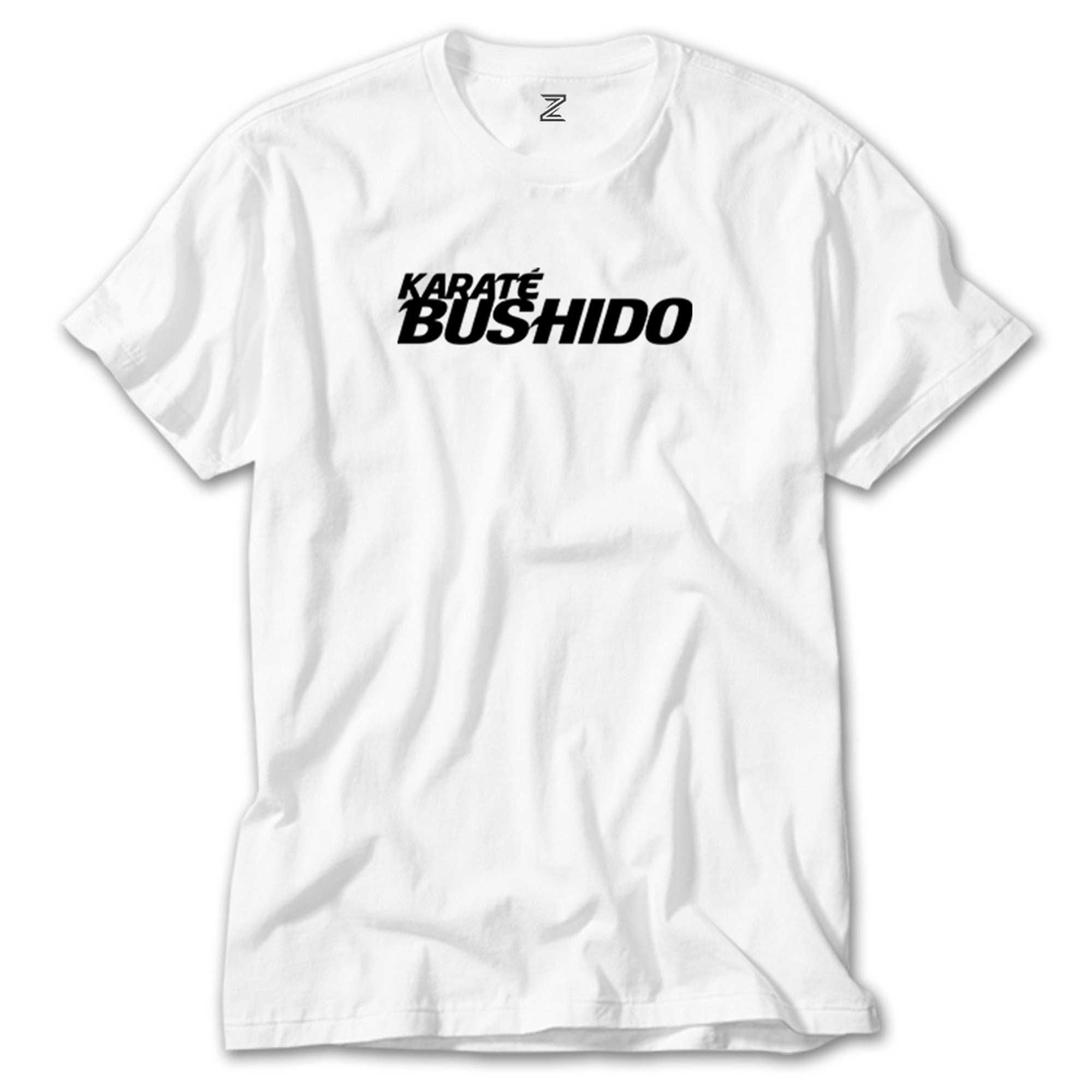 Karete Bushido Text Beyaz Tişört