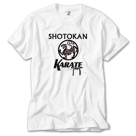 Shotokan Karate Logo Beyaz Tişört