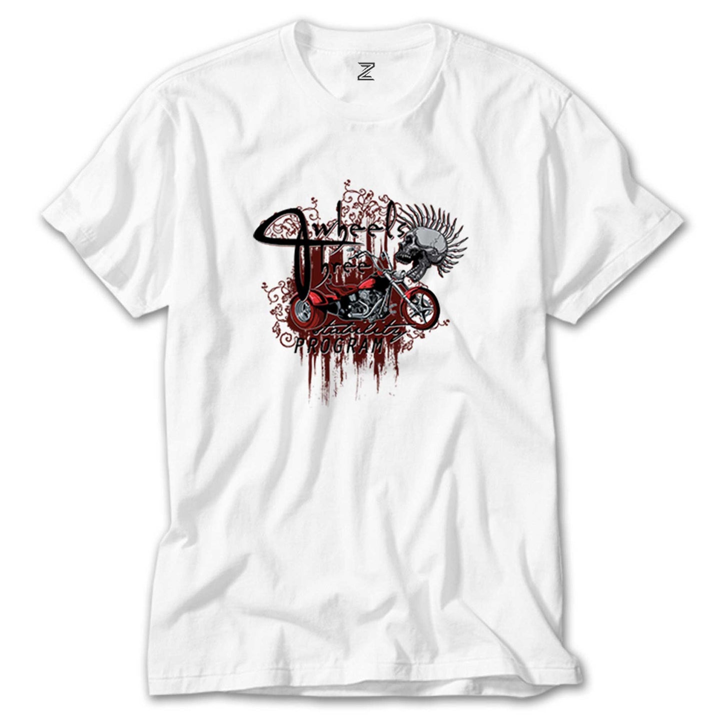 Red Trike Animation Beyaz Tişört