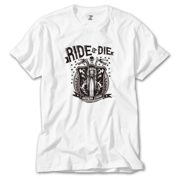 Ride Die Silhouette Beyaz Tişört