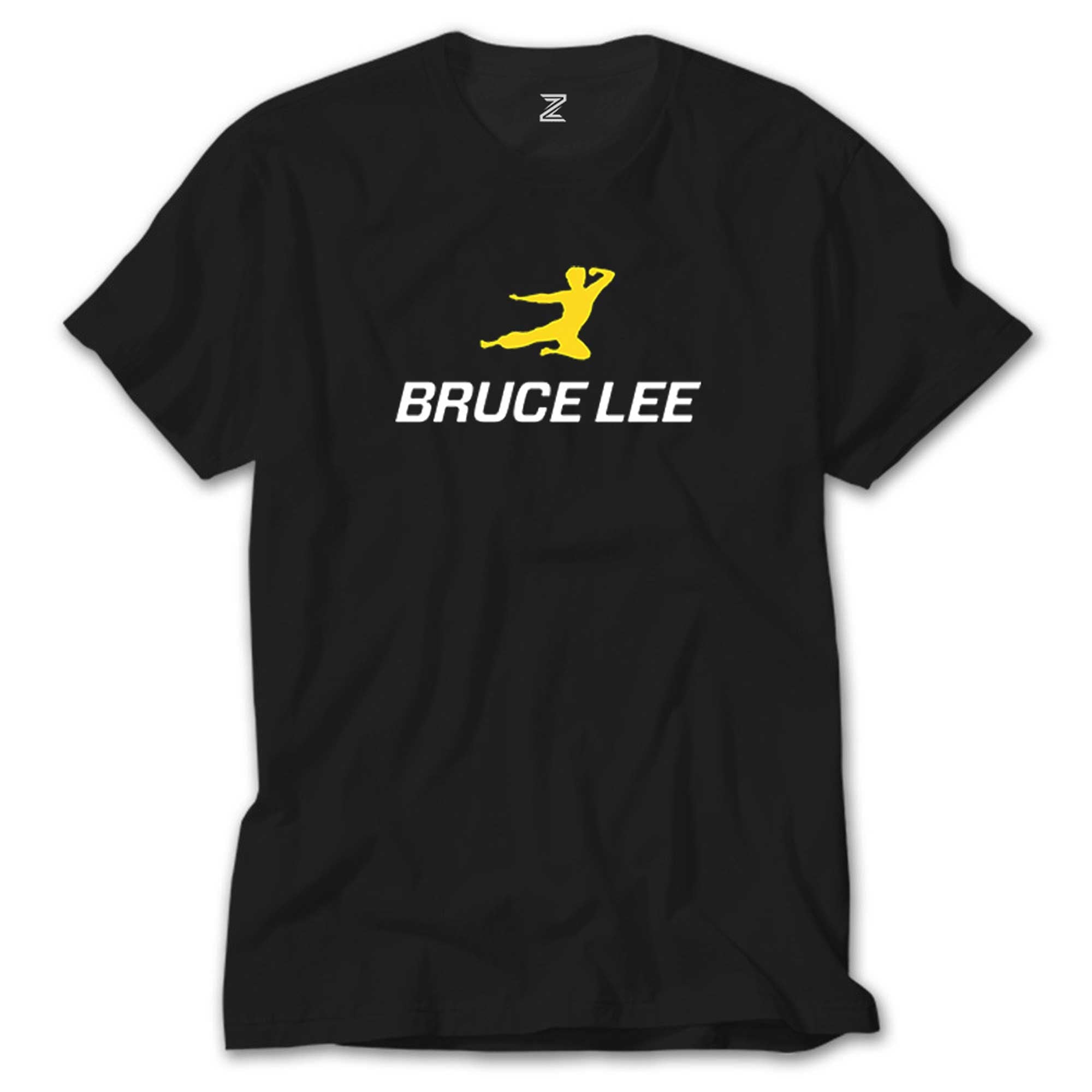 Bruce Lee Yellow Man Siyah Tişört