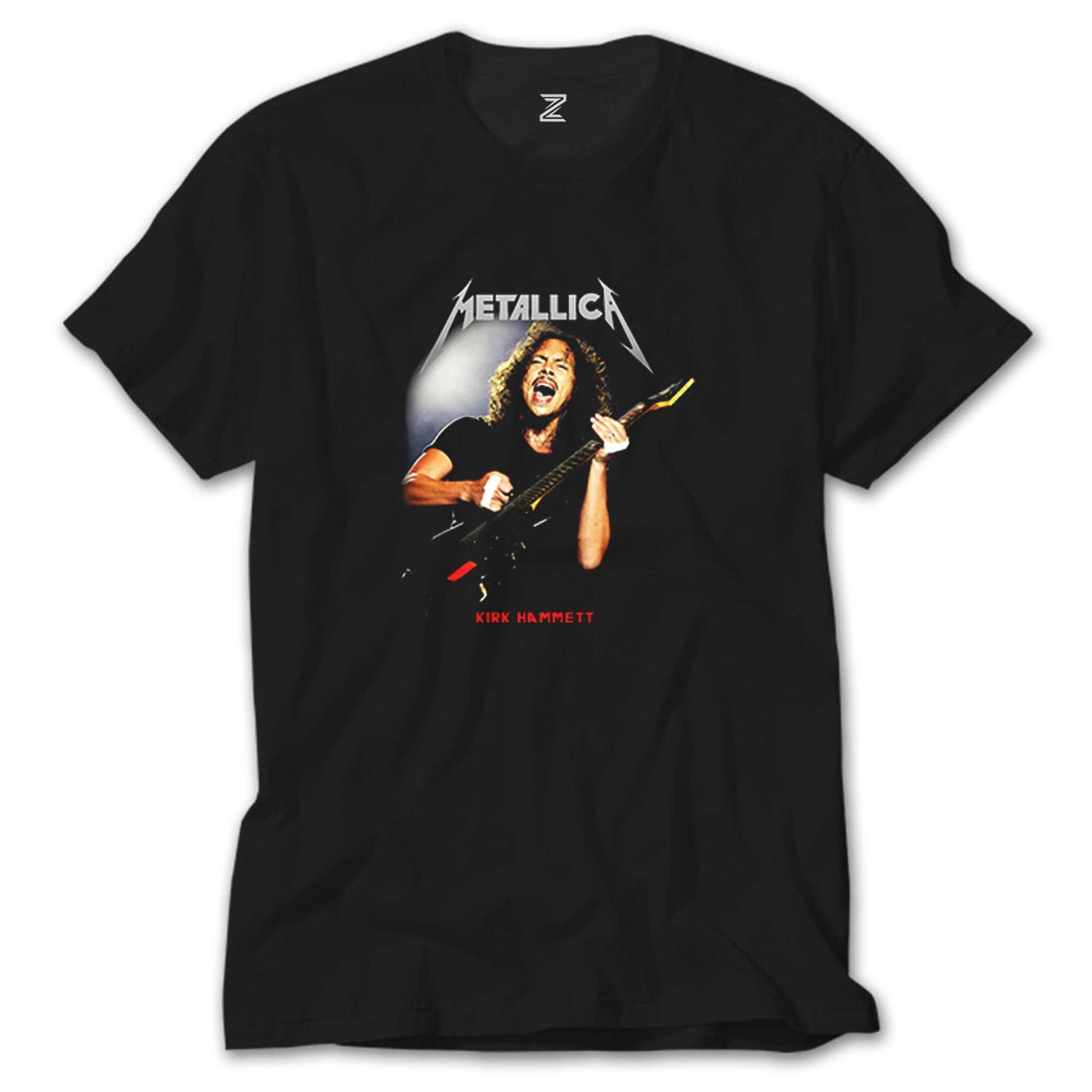 Metallica Kirk Hammet Guitar Siyah Tişört