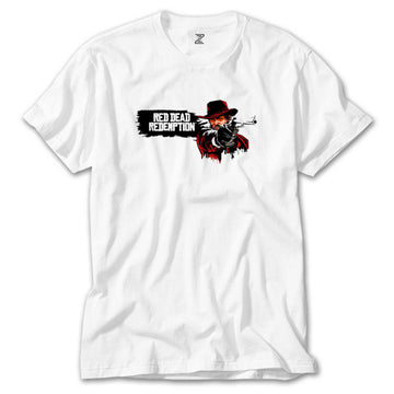 Red Dead Redemption 2 Afiş Beyaz Tişört