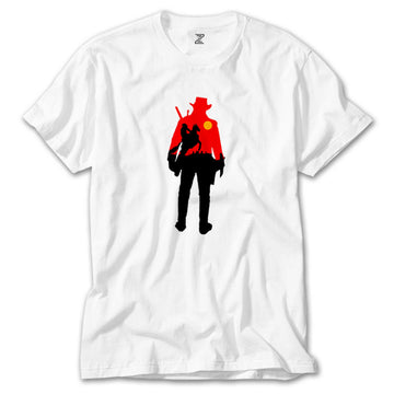 Red Dead Redemption 2 Cowboy Beyaz Tişört