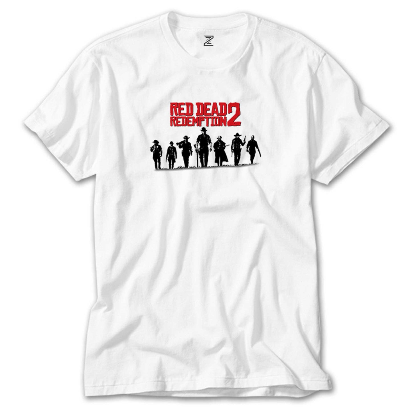 Red Dead Redemption 2 Poster Beyaz Tişört