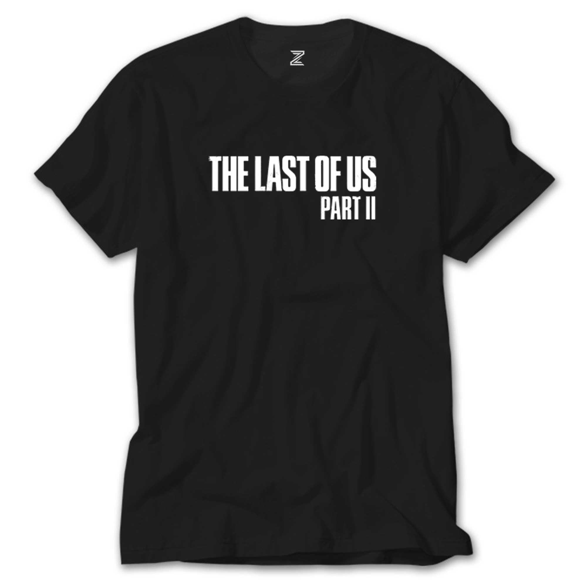 The Last Of Us 2 Text Siyah Tişört