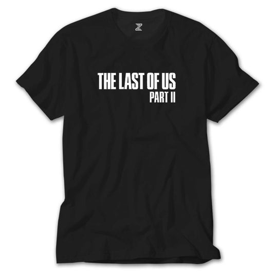 İndirimli The Last Of Us 2 Text Siyah Tişört