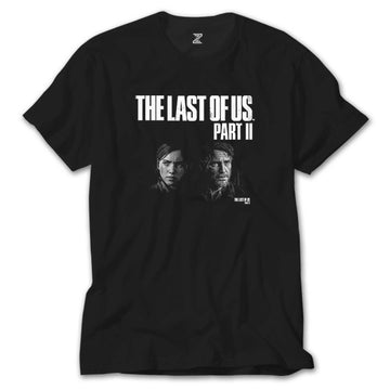 The Last Of Us Part 2 Ellie And Joel Poster Siyah Tişört