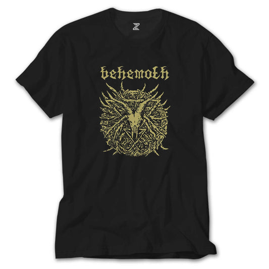 Behemoth Goat Pentagram Siyah Tişört