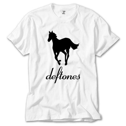 Deftones Pony Beyaz Tişört