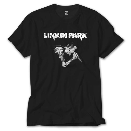 Linkin Park Chester Konser Siyah Tişört