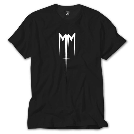 Marilyn Manson Born Villain Logo Siyah Tişört