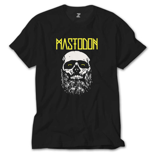 Mastodon Skull Siyah Tişört