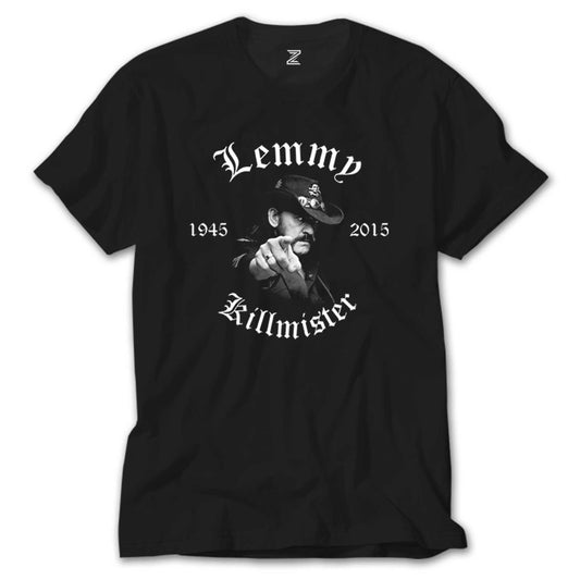 Motörhead Lemmy Kilmister 1945 2015 Siyah Tişört