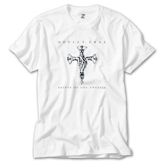 Mötley Crüe Saints Of Los Angeles Beyaz Tişört