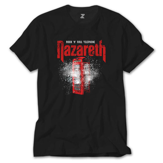 Nazareth Rock 'N' Roll Telephone Siyah Tişört