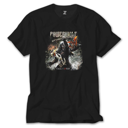Powerwolf Call of The Wild Siyah Tişört