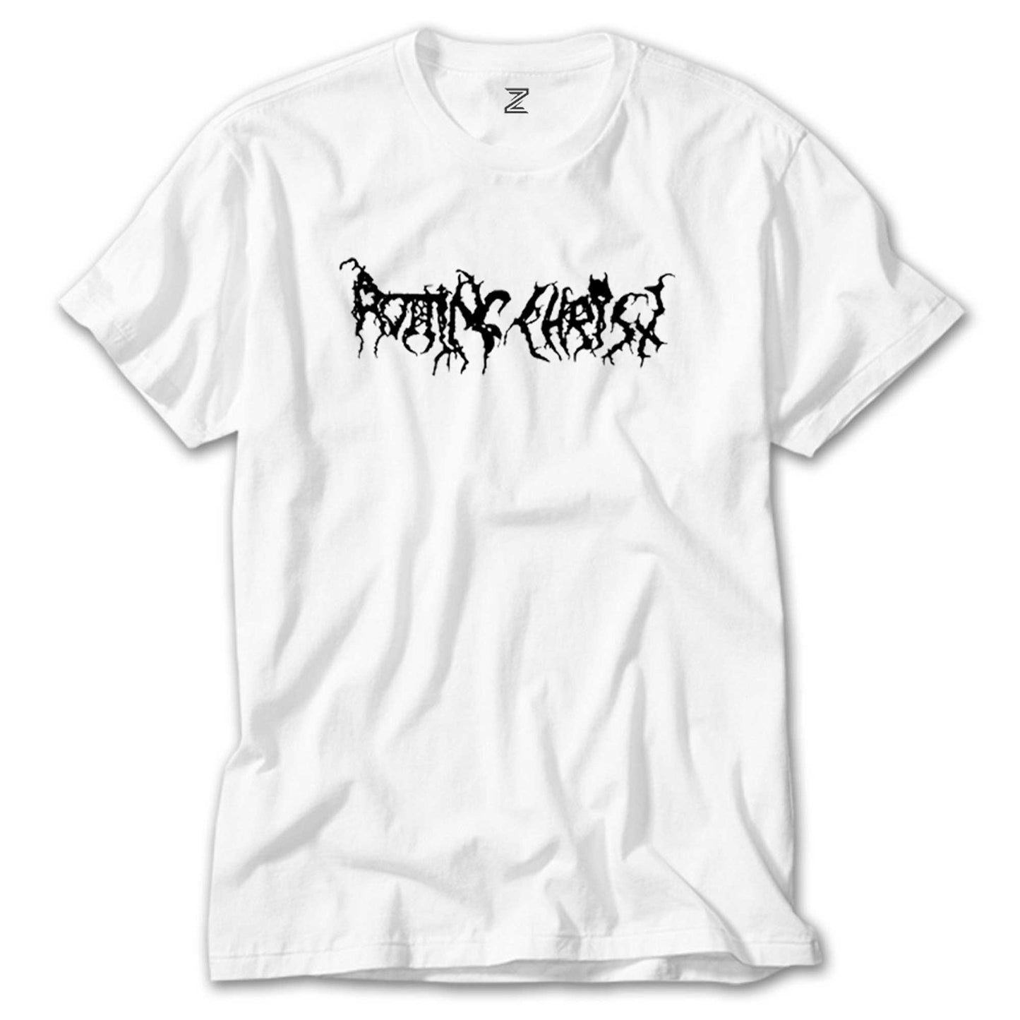 Rotting Christ Yazı Logo Beyaz Tişört