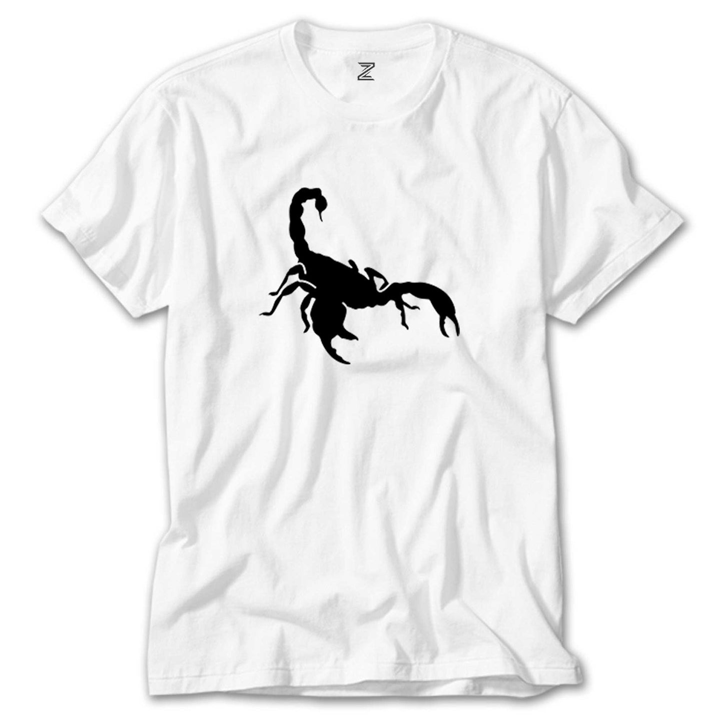 İndirimli Scorpions Logo White Beyaz Tişört