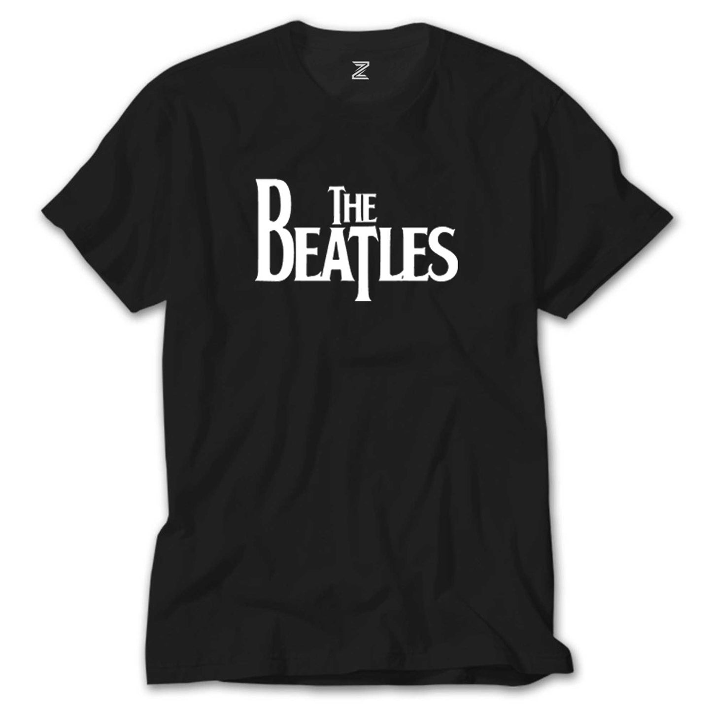 The Beatles Logo Siyah Tişört