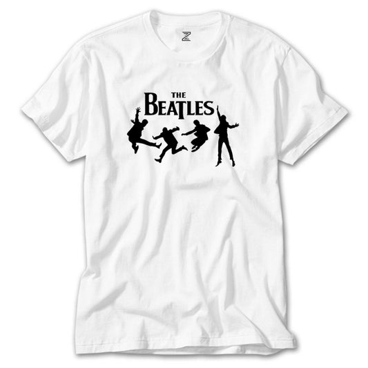 The Beatles Multimedia Beyaz Tişört