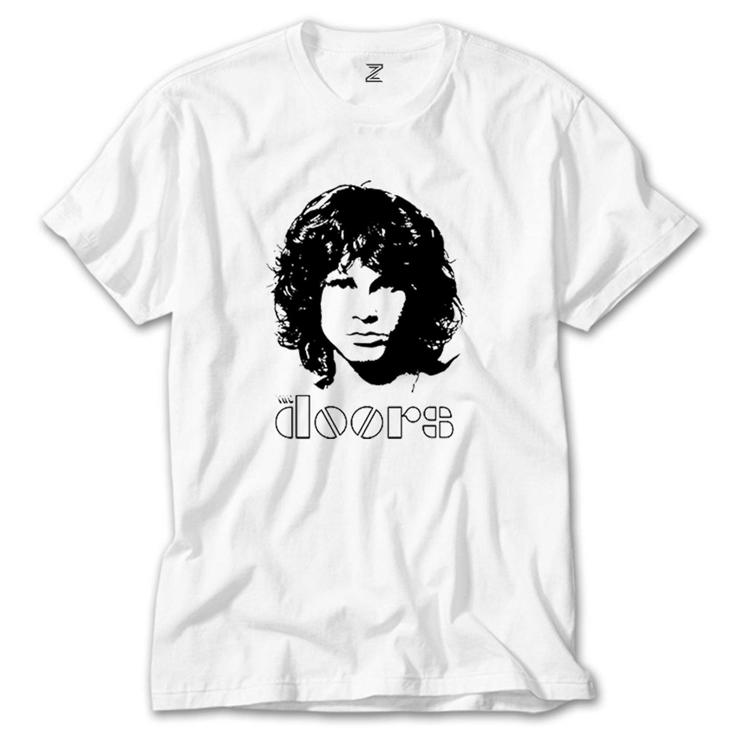 The Doors Jim Morrison Silhouette Beyaz Tişört