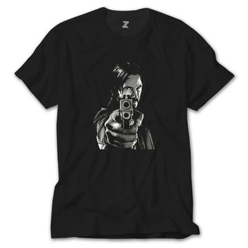 John Wick 4 Guns Siyah Tişört