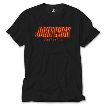John Wick Neon Siyah Tişört