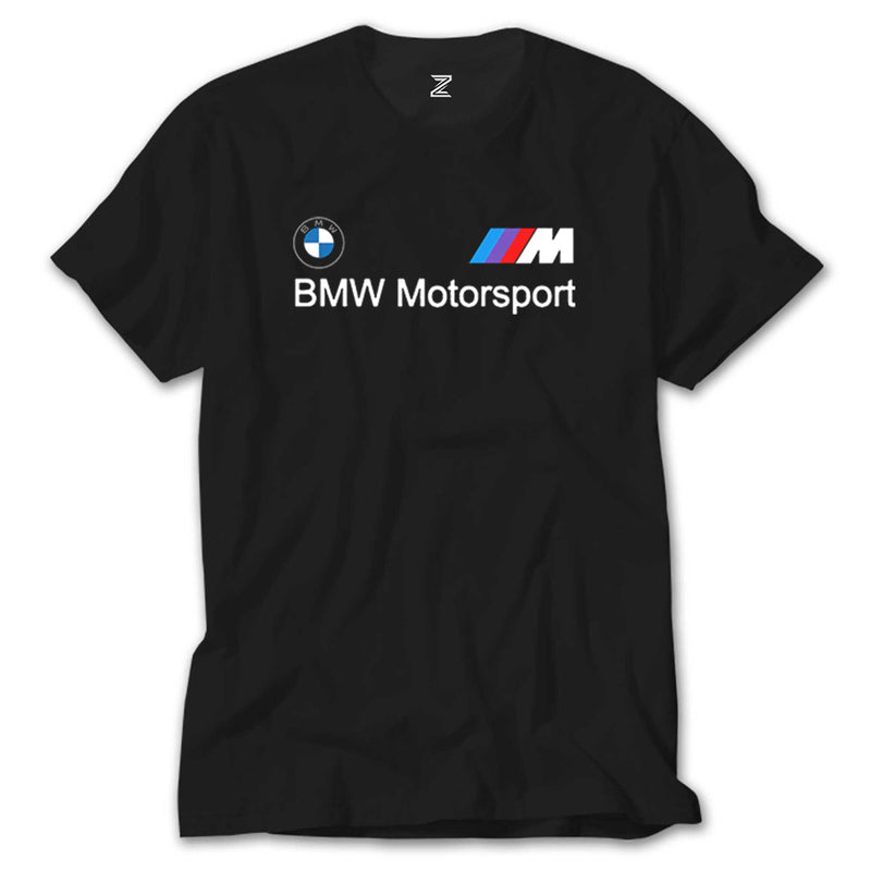 BMW Logo M Power Motorsport siyah tişört