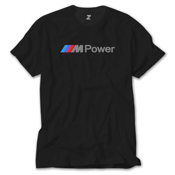 BMW M Power Text Siyah Tişört