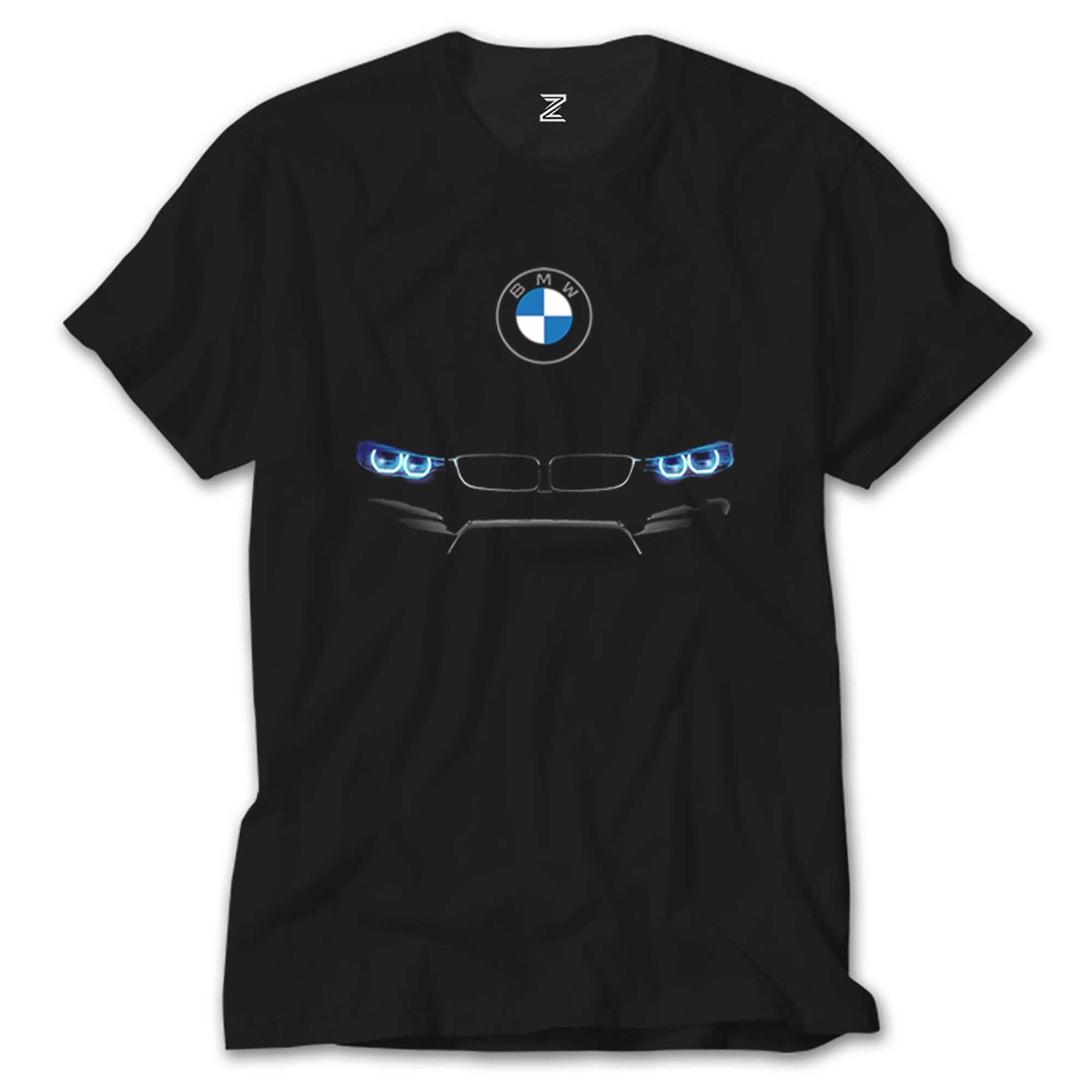 BMW M4 Series Logo Siyah Tişört