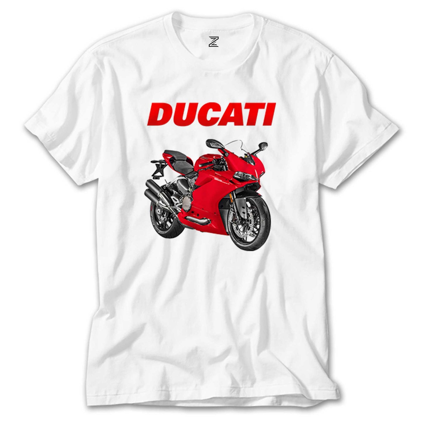 İndirimli Ducati 959 Beyaz Tişört