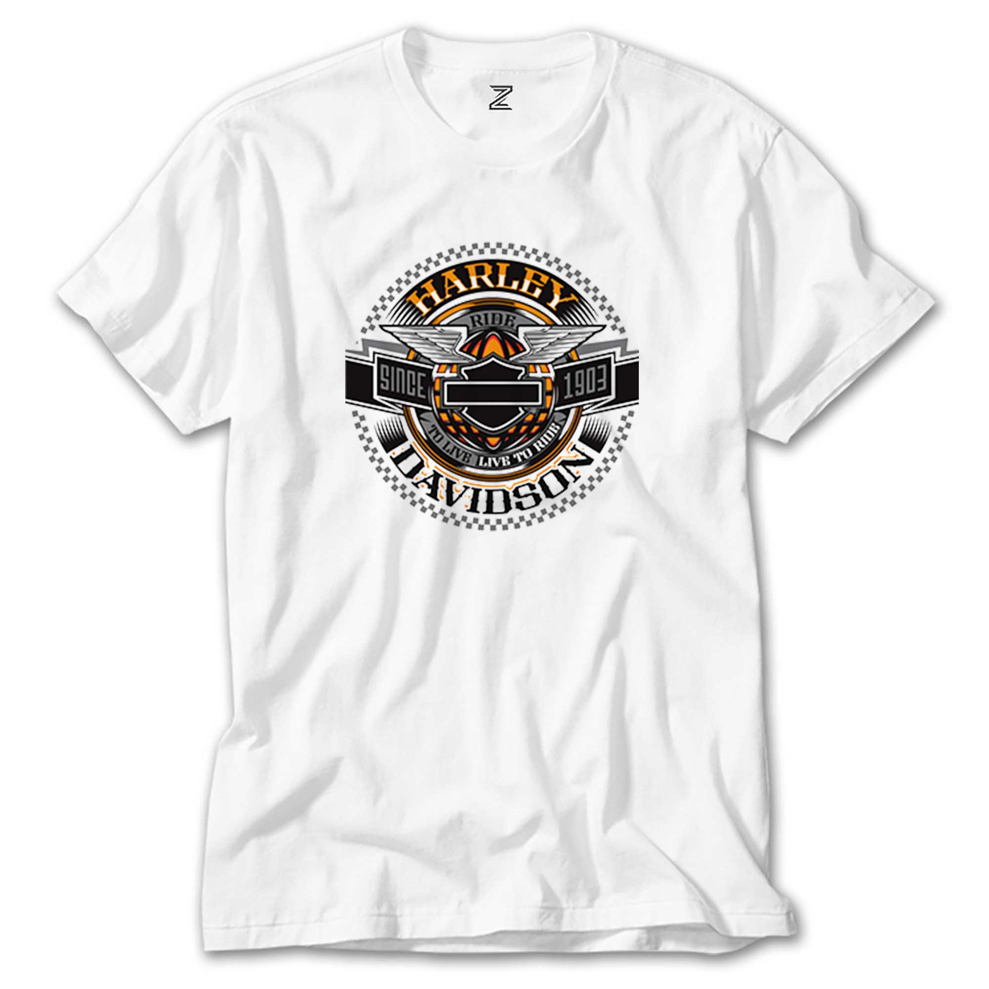 Harley Davidson MotorClothes Beyaz Tişört