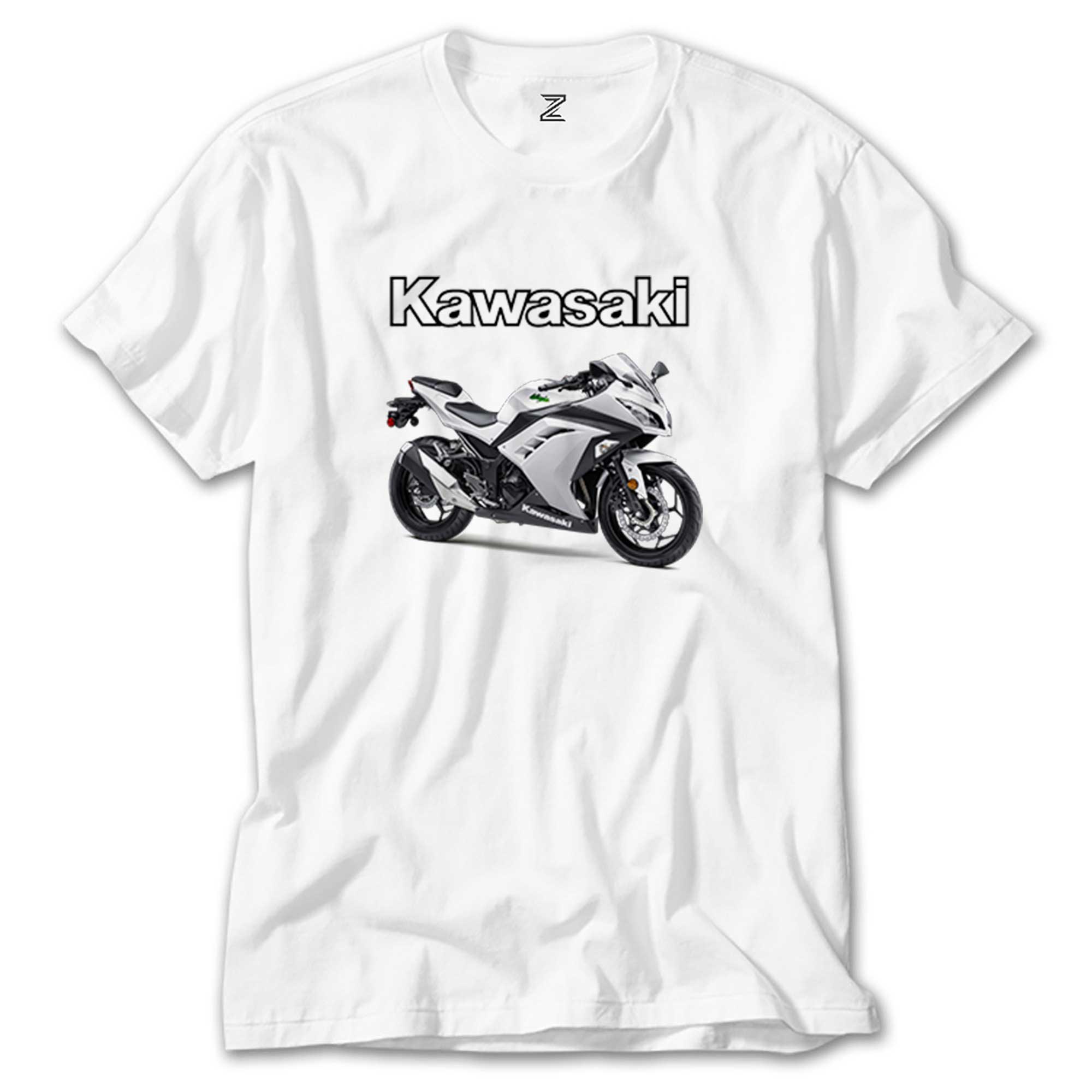 Kawasaki Ninja 250R Beyaz Tişört